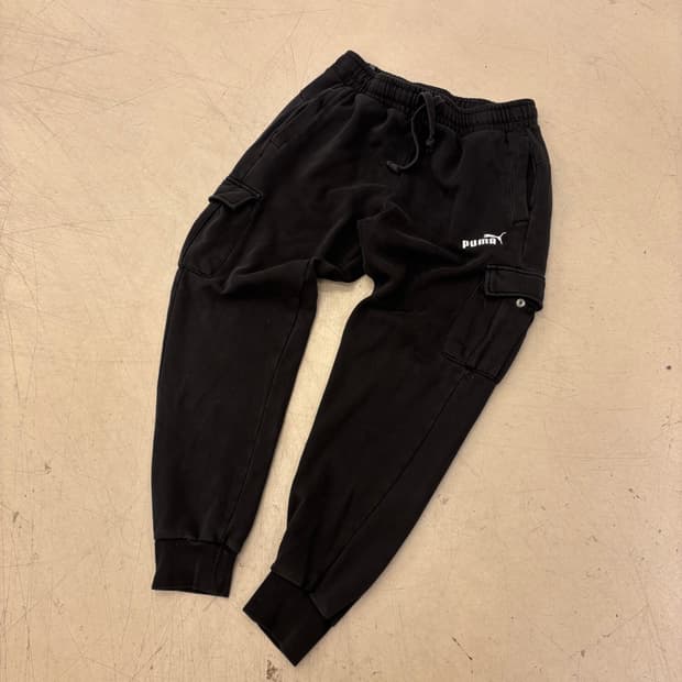 푸마 카고 블랙 조거 팬츠