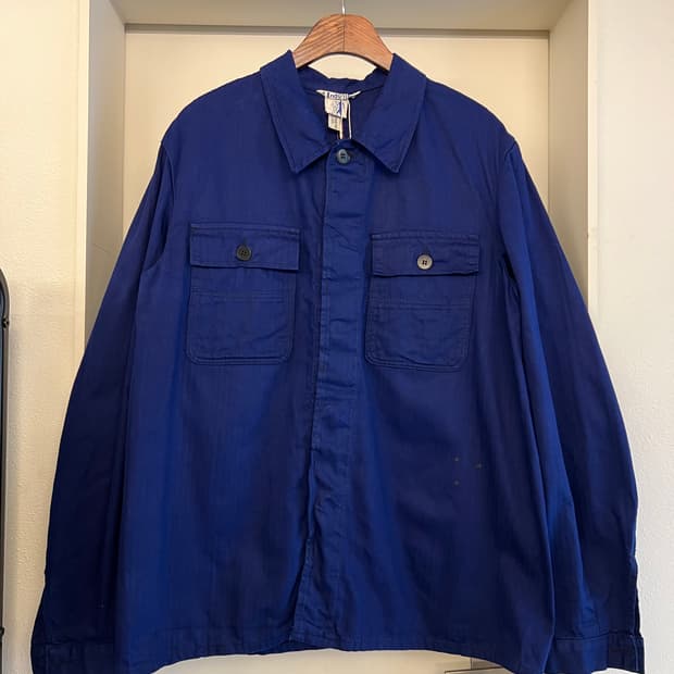 (DEADSTOCK)(HBT)OLD FRENCH WORK 프렌치워크자켓