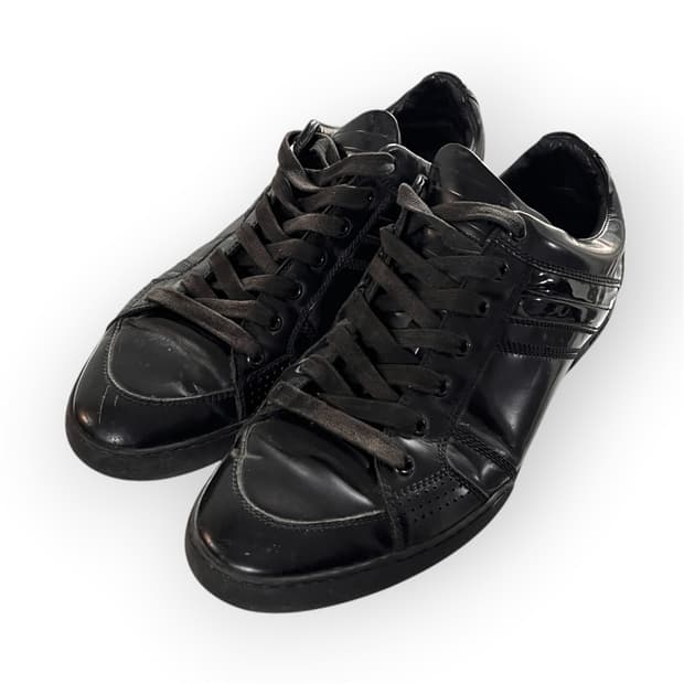 [280] 디올 옴므 B18 블랙 레더 스니커즈