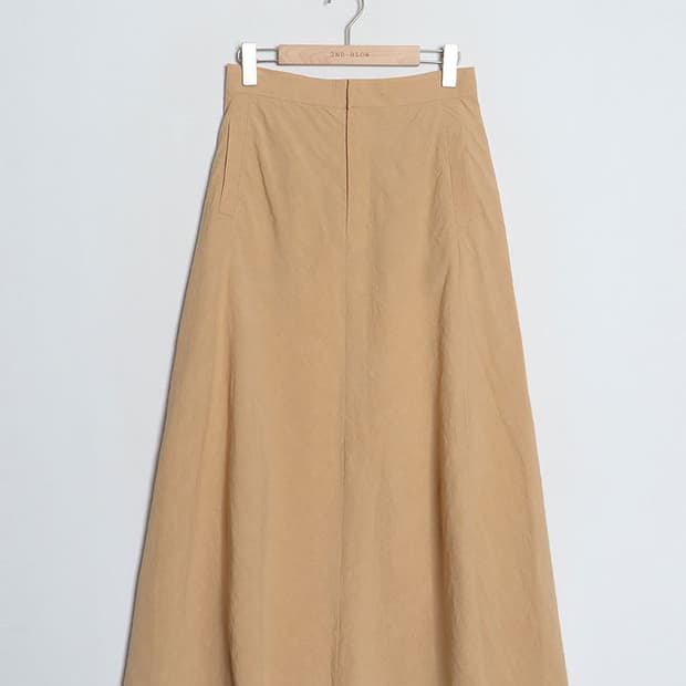 SLOBE IENA Fi,m Linen Blend Flared Skirt