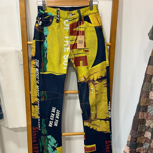 리바이스 501 150주년 배너 데님25인치