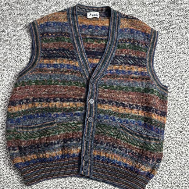 미쏘니 니트 조끼