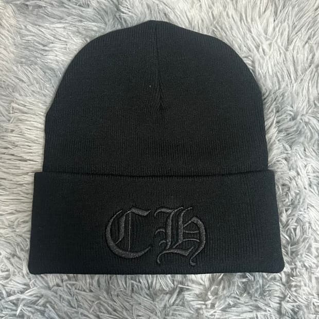 크롬하츠 워치 캡 비니 블랙 