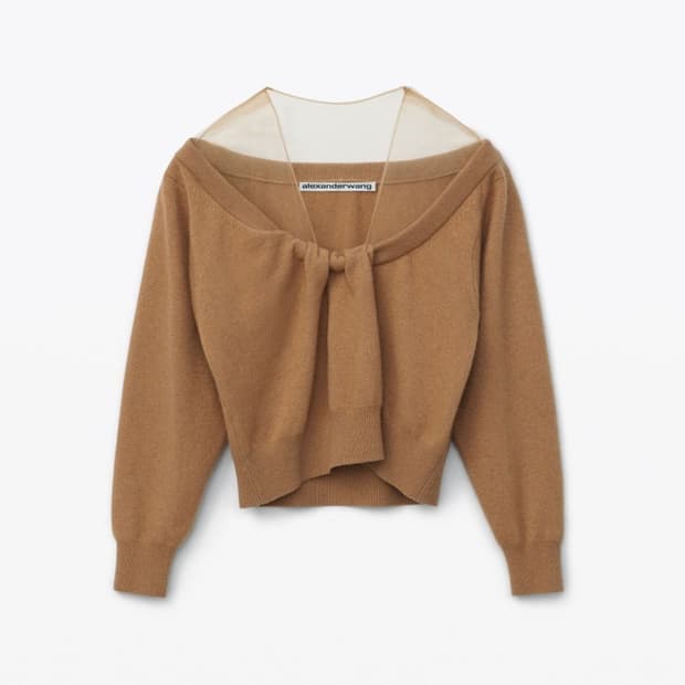 알렉산더왕 alexander wang 오프숄더 니트