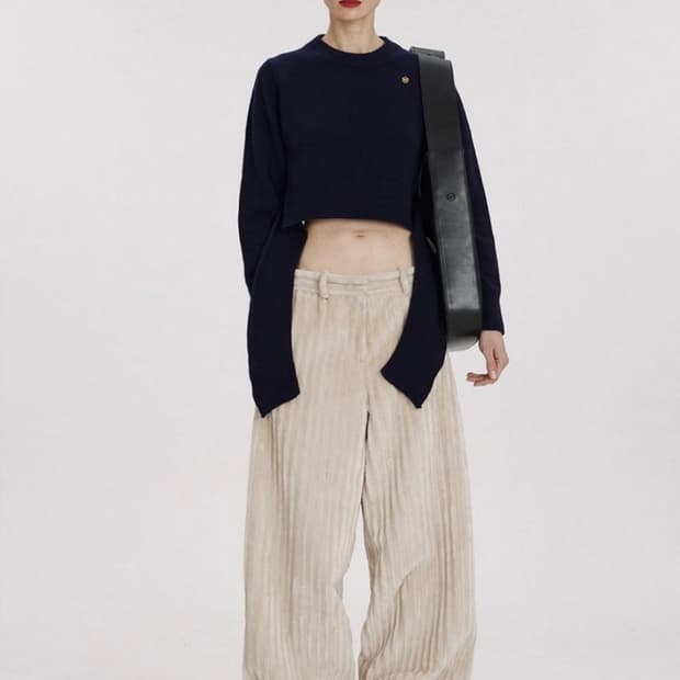 렉토 타이 울 니트