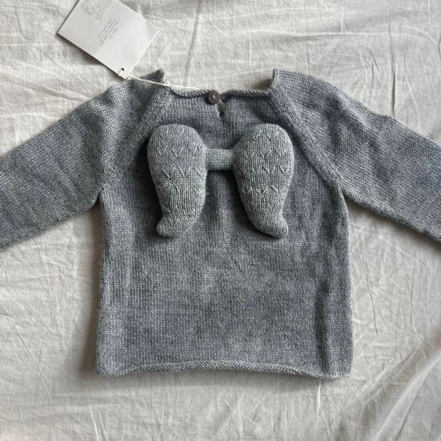 [택 ⭕] Oeuf 우프 천사 프리미엄 아기 베이비 니트