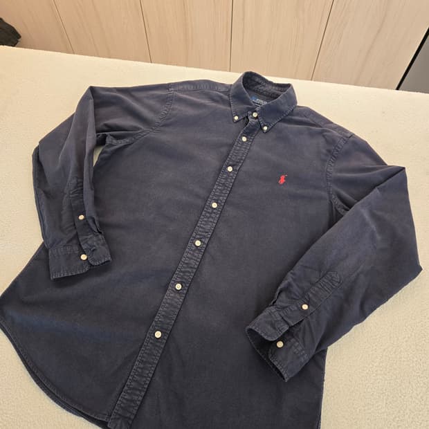 폴로 랄프로렌 남방 네이비 긴팔 LG(XL)