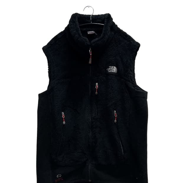 노스페이스 폴라텍 셰르파 플리스 조끼 베스트 블랙