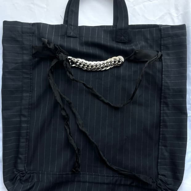comme des garcons:jewerly chain tote bag