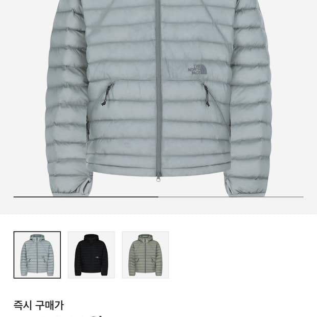 노스페이스 벤투스 온 자켓 실버 - 25FW