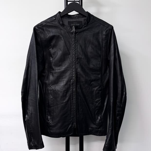 샤마 카우 레더 바이커 자켓