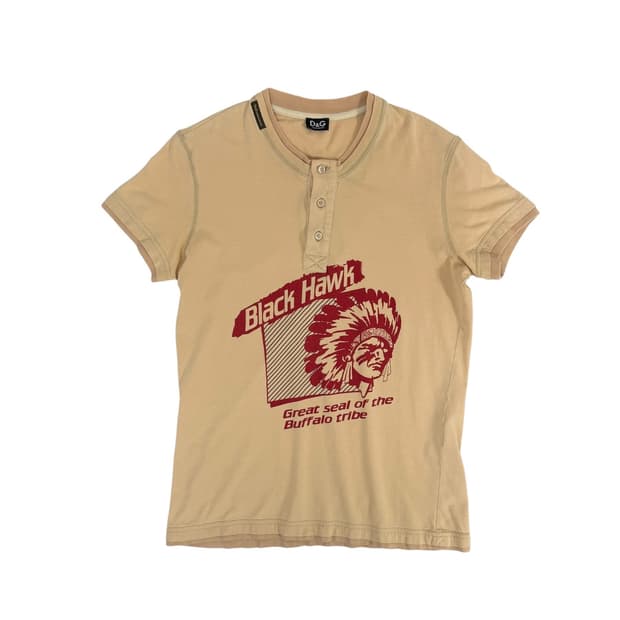 돌체엔가바나 헨리넥 티셔츠 m