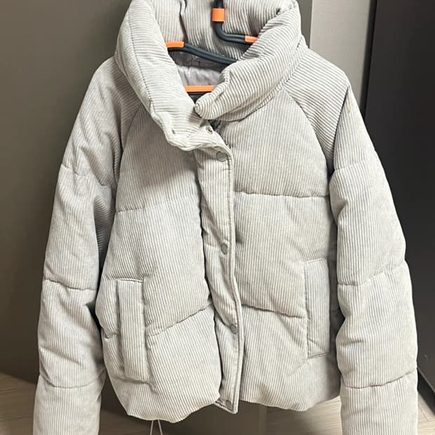 스파오 코듀로이 패딩 S