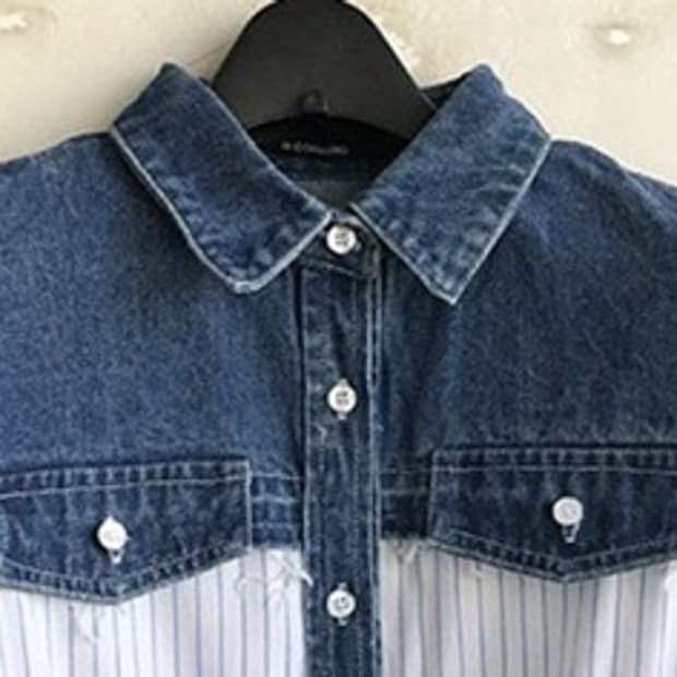 새) 르꼬르망 피렌체 데님 원피스