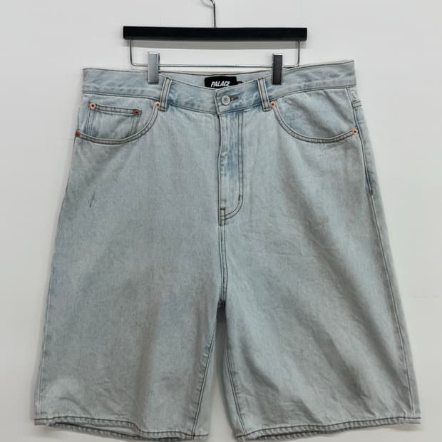 팔라스 데님 쇼츠 스톤 워시 25SS