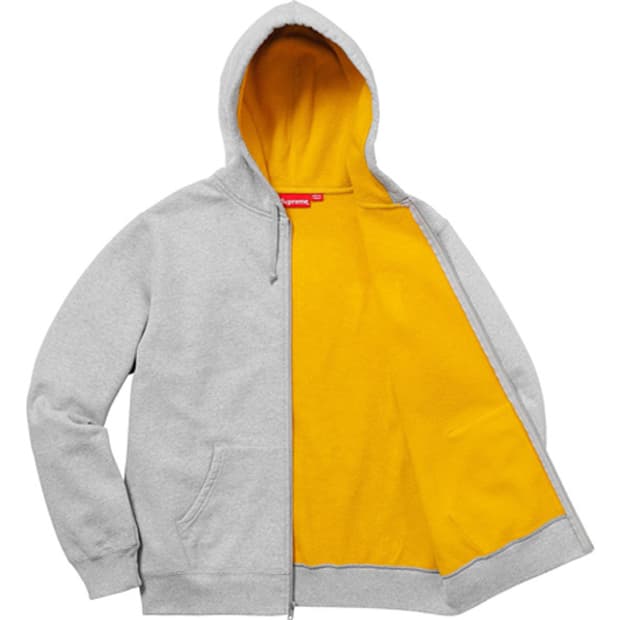 슈프림 집업 후드 | Supreme Contrast Zip Up