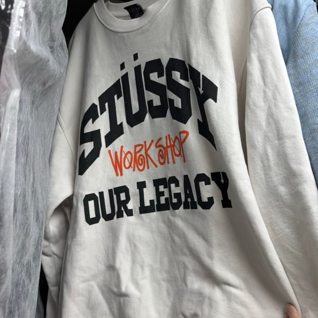 [L] 스투시 x 아워레가시 크루넥