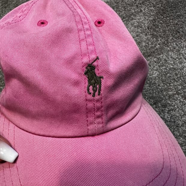 폴로 핑크 볼캡F