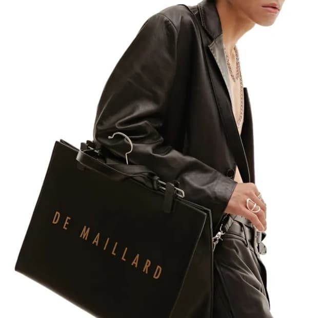 (DE MAILLARD) 마이야르 시그니처 레더 행거백 블랙