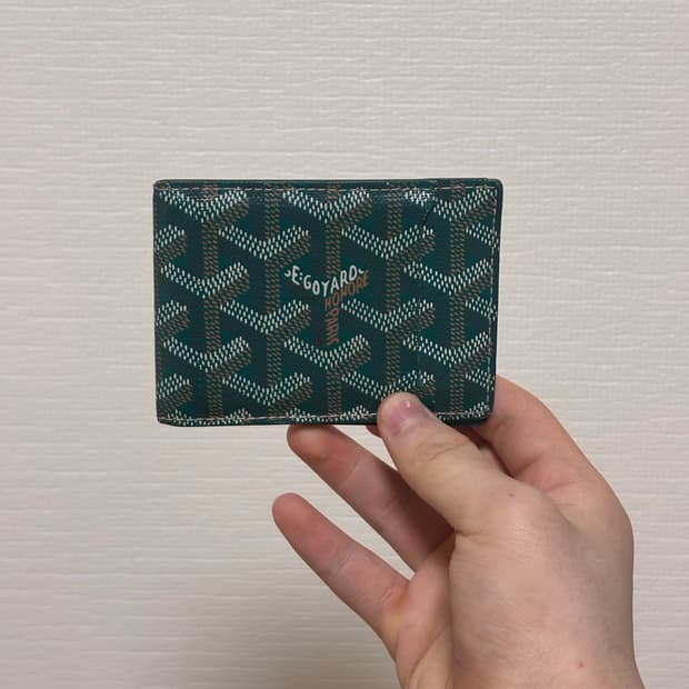 고야드 인서트 카드지갑 그린