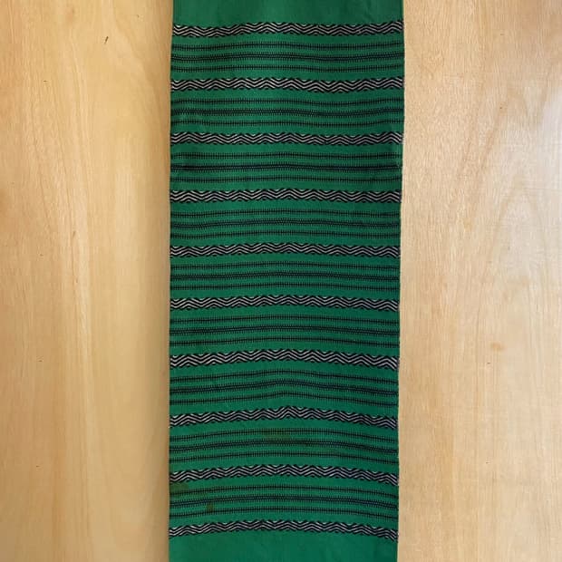 VTG Green Stripe Rug 빈티지 그린 러그