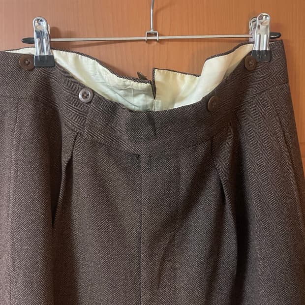 40's 영국생산 울 트라우저 브라운