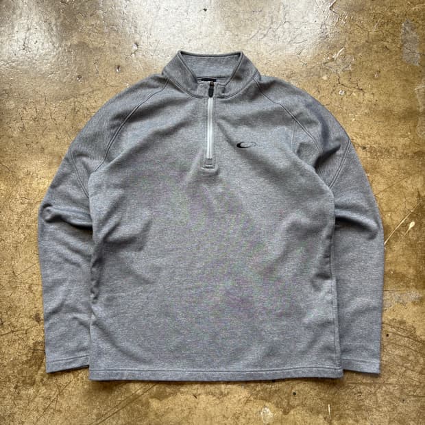 오클리 그레이 하프 집업