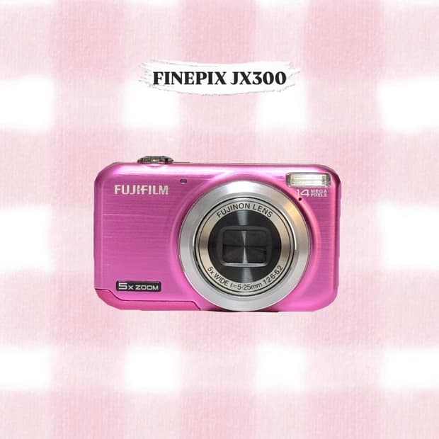 후지필름 파인픽스 JX300 핑크 빈티지디카