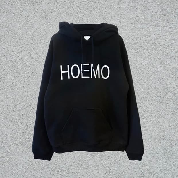 빨간줄 사피엔스 후드 vol.1 블랙 1사이즈