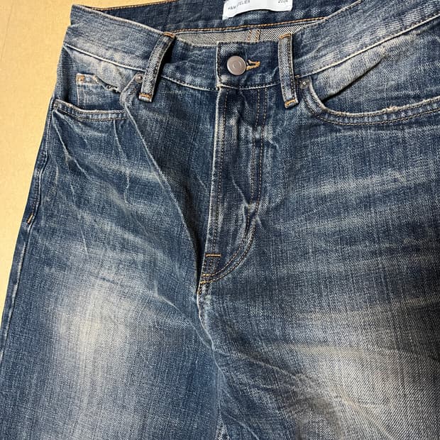 H&M atelier straight regular jeans 28