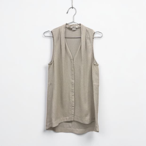 HELMUT LANG textured sleeveless