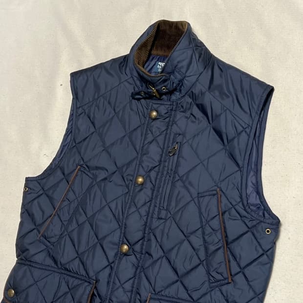 M 폴로랄프로렌 네이비 퀼팅 베스트