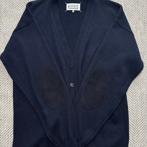 메종마르지엘라 엘보우패치 가디건