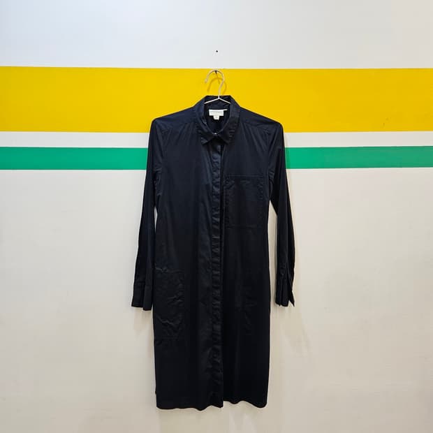DKNY 블랙 셔츠 원피스