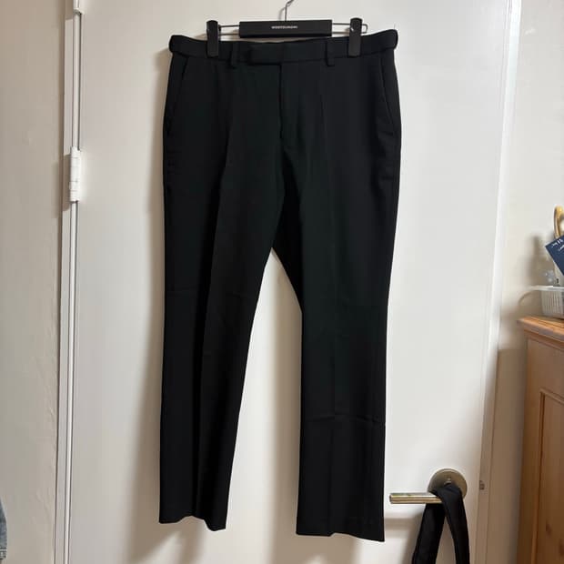 [34] 무신사 스탠다드 히든 밴딩 10부 슬랙스 블랙