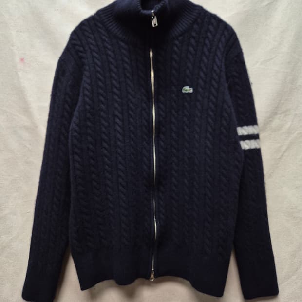 라코스테 니트집업 