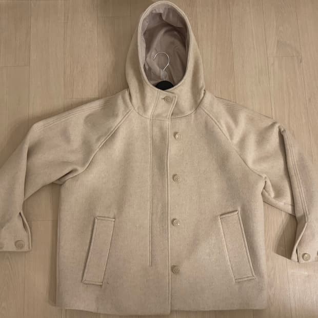Hooded Half Coat [Oatmeal]
