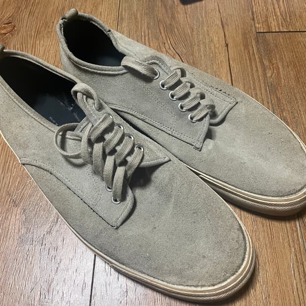 90s 꼼데가르송 옴므 스웨이드 슈즈