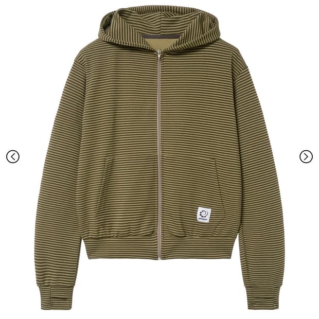 Parakeet Drift Zip-Up Hoodie olive