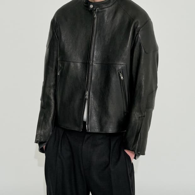 구매)시스템옴므 바이커자켓 