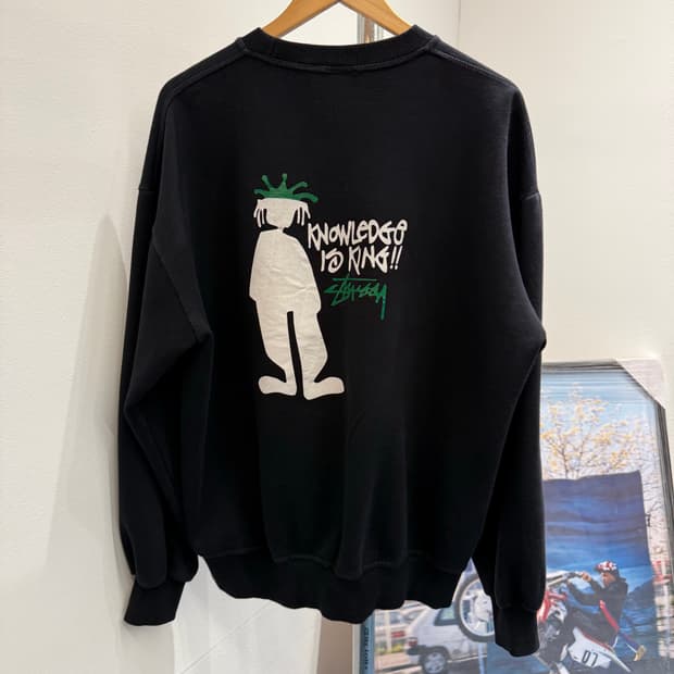 올드 스투시 맨투맨 made in usa