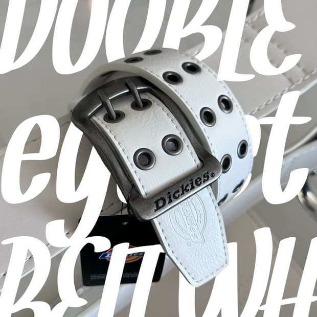 dickies double eyelet belt