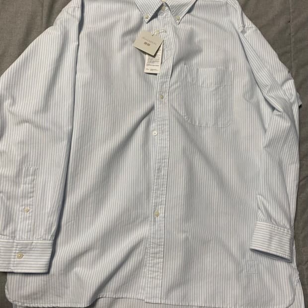 JW 앤더슨 유니클로 스트라이프 셔츠 XL 단순개봉