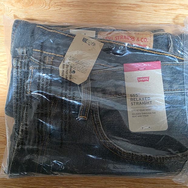 리바이스 555 릴렉스 스트레이트 팝니다.