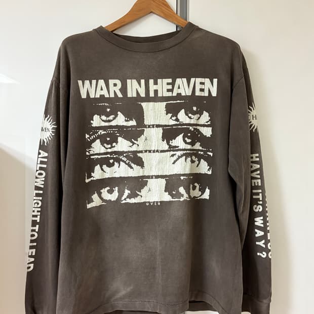 세인트 미카엘 세인트 마이클 워 인 헤븐 빈티지 롱슬리브 긴팔 티셔츠 L