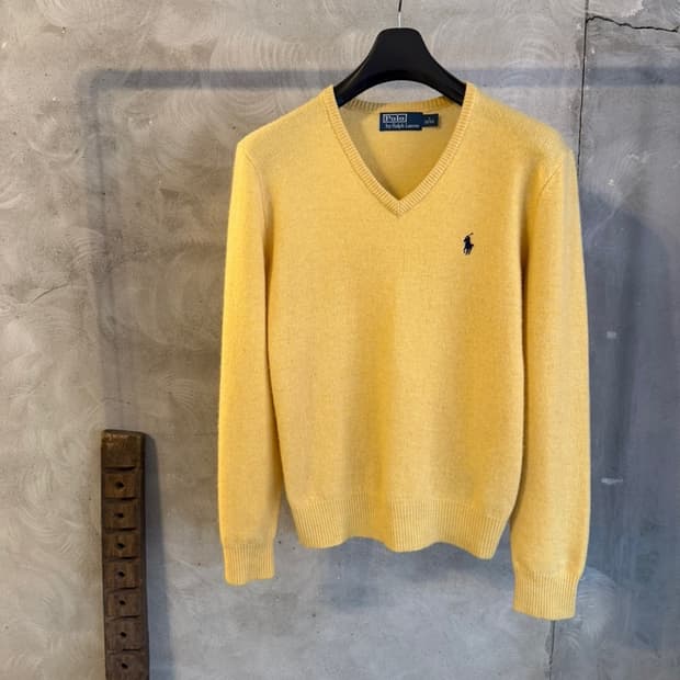 폴로 랄프로렌 램스울 브이넥 니트 66~77