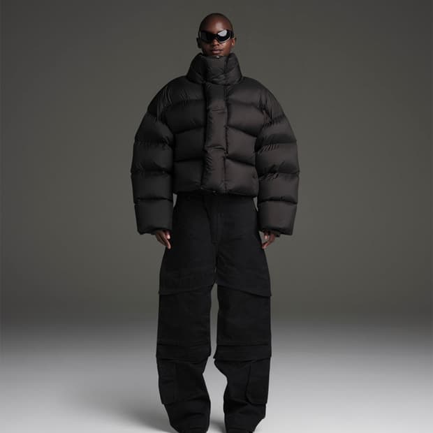 엔타이어 스튜디오 MML 푸퍼 푸필 패딩 블랙