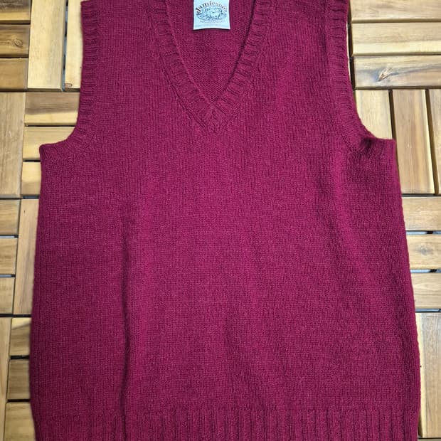 jamiesons 제이미슨스 셔틀랜드 울 니트 베스트