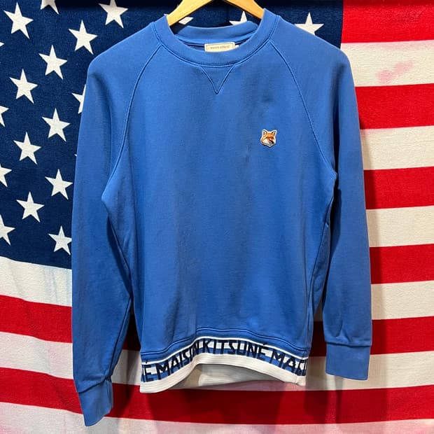 메종키츠네 폭스헤드라인 맨투맨