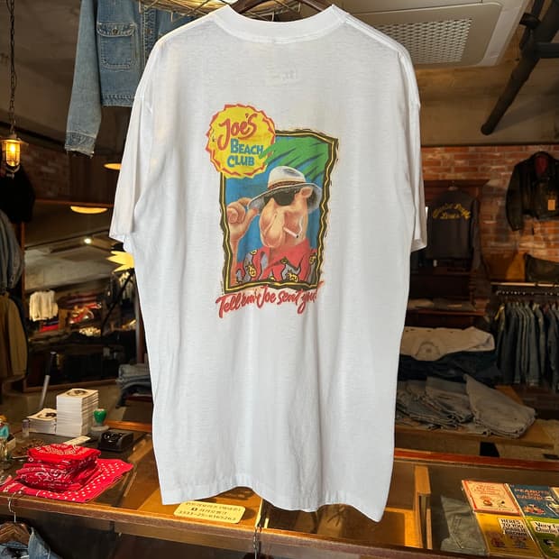 90s USA 빈티지 카멜 티셔츠